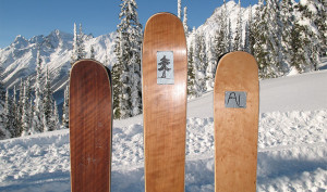 Wide skis and snowboards for rent