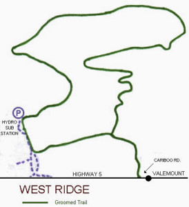 West Ridge Trail Map